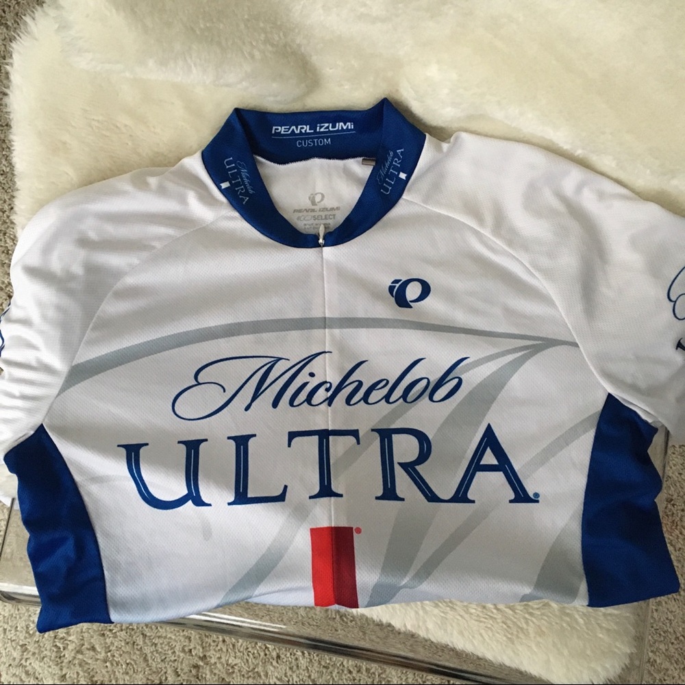 🆕 NWT Pearl Izumi Michelob Ultra Cycling Shirt